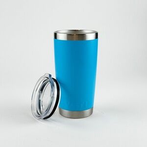 Yeti Rambler Tumbler 20 OZ Reef Blue W/Straw Lid